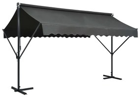 vidaXL Toldo de pé 400x300 cm antracite