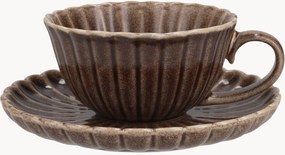 Chávenas com pires Lotus, conjunto de 6
