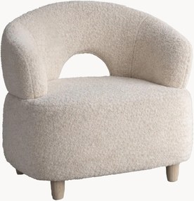 Poltrona em bouclé Moglas