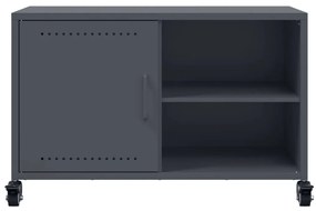 Móvel de TV 68x39x43,5 cm aço antracite