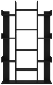 Estante 86x25,5x140 cm derivados de madeira preto