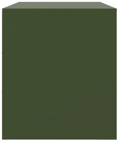 Móvel de TV 67x39x44 aço verde azeitona