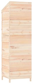 Abrigo de jardim 55x52x174,5 cm madeira de abeto maciça