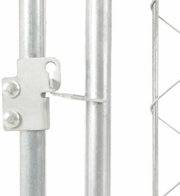 Canil de exterior com telhado 100x100x125 cm