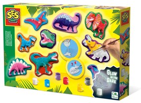 Jogo de Trabalhos Manuais Ses Creative Conjunto para Moldar Dinossauros