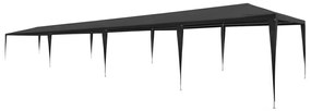 vidaXL Tenda para festas 3x12 m PE antracite