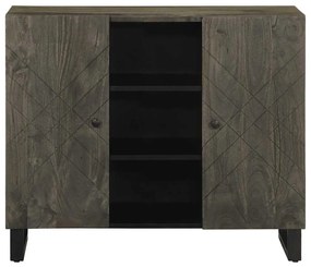 Aparador 90x33x75 cm madeira maciça manga preto
