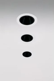 Pack De 3 Downlights Led Embutidos Com Molduras Redondas Ø8 Cm Para Exterior Em Alumínio Luisiana Branco - Preto & 38º & Branco Neutro 3500k & 11 W -