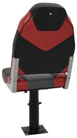 Assentos de barco 2 pcs c/ pedestais ajustáveis e rotação 360°