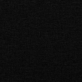 Sofá-cama com colchão 100x200 cm tecido preto