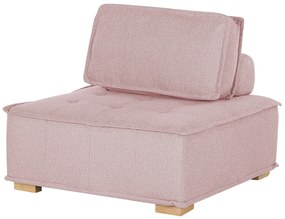 Conjunto de sofás modular para 4 pessoas em rosa TIBRO Beliani