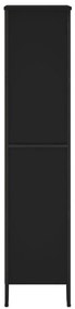 Estante 80x31x137,5 cm derivados de madeira preto