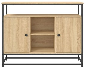 Aparador 100x35x80 cm derivados de madeira carvalho sonoma