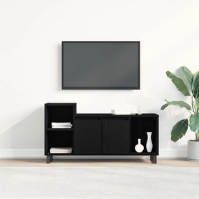Armário para TV vidaXL Preto Carvalho 100x35x55 cm Madeira Engineered