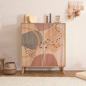 Armário Multiuso Multilux – Multicolor – 95 cm x 111 cm x 36 cm