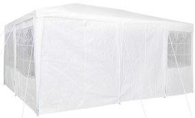 Tenda para Festa com 10 Lados Brancos 6x4 m PE