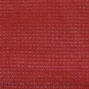 Tela de varanda 90x400 cm PEAD vermelho