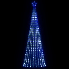 vidaXL LED Árvore de Natal 475 LEDs Azul 247 cm