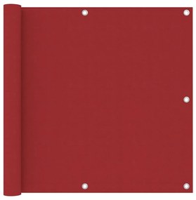 Tela de varanda 90x600 cm tecido Oxford vermelho