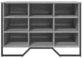 Sapateira 90x38x61,5 cm derivados de madeira cinzento sonoma