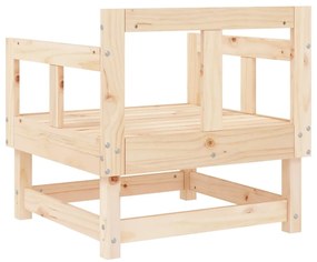 Cadeiras de jardim 2 pcs madeira de pinho maciça