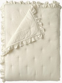 Colcha acolchoada com folho Aimée