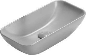 Mexen Klara lavatório de bancada 46 x 23 cm, cinza claro mate - 21564661