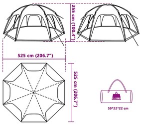 Tenda de festas impermeável verde mar