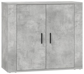 Aparadores 3 pcs derivados de madeira cinzento cimento