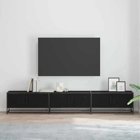 vidaXL Unidades de TV 2 pcs Carvalho Preto 240 x 35 x 41 cm