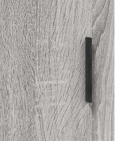 Secretária 140x50x75 cm derivados de madeira cinzento sonoma