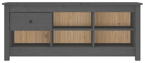 Sapateira 110x38x45,5 cm pinho maciço cinzento