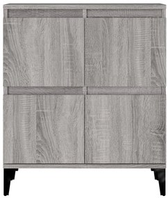 Aparadores 2 pcs 60x35x70 cm derivados madeira cinza sonoma
