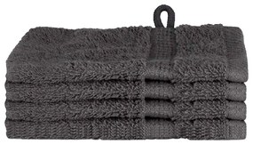 Panos de prato 4 pcs Antracite 15 x 21 cm Algodão