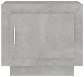 Mesa de centro 51x50x45 cm madeira processada cinza cimento