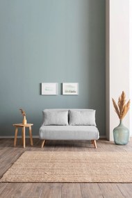 Sofá-Cama 2 Lugares Folde – Cinzento – 120 x 180 cm