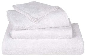 Toalhas de mãos 4 pcs 30x30 cm 360 g/m2 100% algodão branco