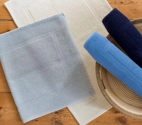 Tapete de banho 100% algodão 1500 gr./m2 LOFTY Bath Mat - Lasa Home: Azul marinho 50x80 cm