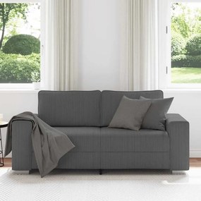 Sofá-luvas 140 cm tecido corduroy cinzento-escuro