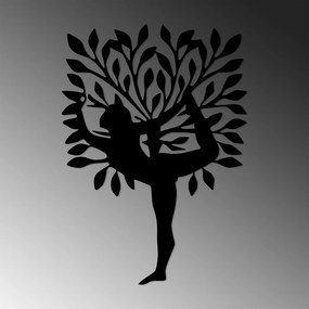 Acessório Decorativo de Parede Yoga 2 – Preto – 50 x 70 cm