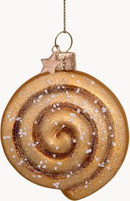Ornamento de Natal artesanal Cinnamon Roll