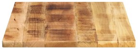 Tampo de mesa retangular 70x50x3,8 cm mangueira áspera maciça