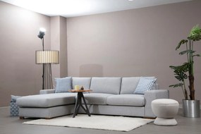 Sofá de Canto Loop – Cinzento Claro – 290 cm x 194 cm