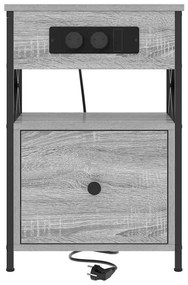 Armários de Canto 2 pcs Sonoma cinzento 40 x 31 x 60 cm