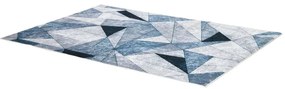 Tapete Geo Azul - 230x160cm - Design Moderno