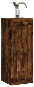 Armário parede 34,5x34x90 cm derivados madeira carvalho fumado