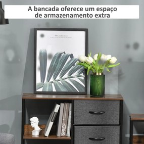 Móvel Multiusos – Cinza Escuro – Design Rústico