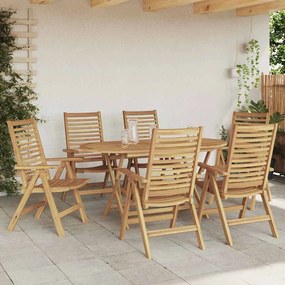 Cadeiras de Jardim vidaXL Dobráveis 6 pcs Madeira de Teca Maciça
