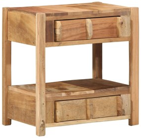 Mesa de Apoio vidaXL 43x32x46 cm Madeira Sólida Reclamada