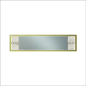 Espelho ELOISE – 120x2x29,5 cm – Bilaminado Mármore Branco com Detalhe